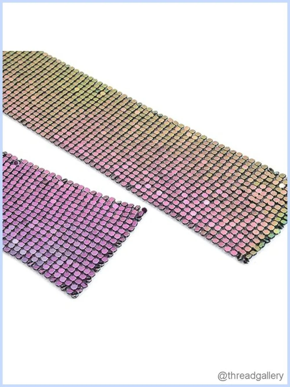 Sequins Neck Tie Scarf Long Skinny Neckerchief Tassel Glitter Disco Shawl